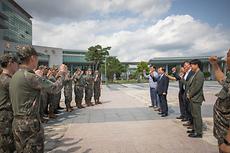 전주대, 학군사관후보생(ROTC) 하계입영훈련  격려를 위해 육군학생군사학교 방문